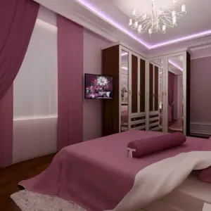 Фиолетовая спальня
