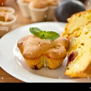 Кекс с грушей