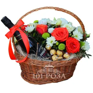 Корзинка цветов