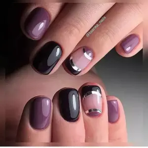 Красивый маникюр на короткие ногти