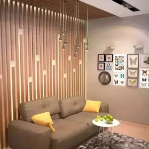 МДФ панель вертикальные рейки h2530