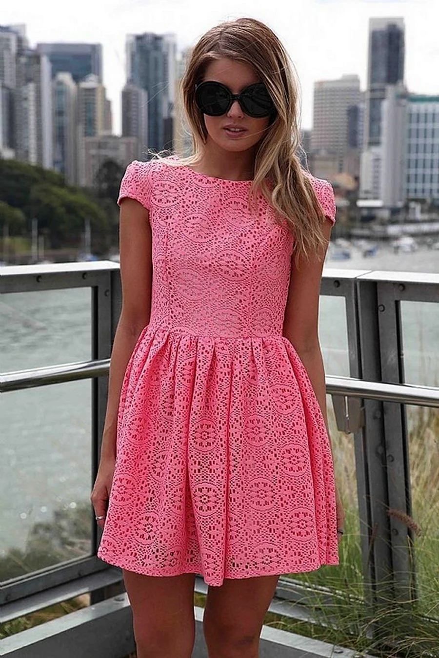 Cool dress. Платье розовое. Розовое кружевное платье. Розовое летнее платье.