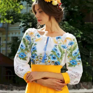 Современные украинские платья