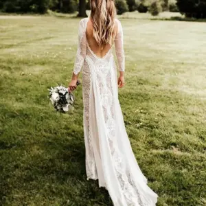 Свадебное бохо-платье vestido de noiva