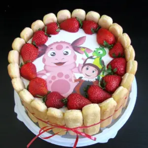 Торт для девочки без мастики