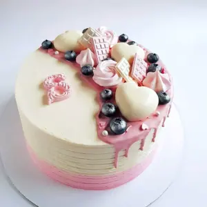 Торт для девушки без мастики