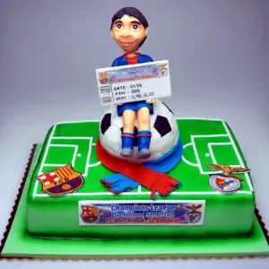 Торт футбол Messi
