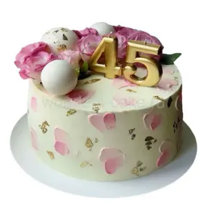 Торт на 45 лет женщине