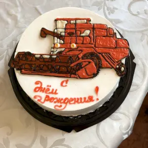 Торт на день комбайнеры