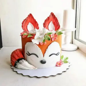 Торт с лисичкой для девочки