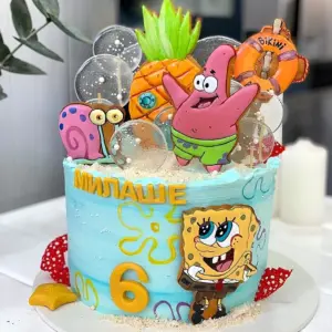 Торт Спанч Боб для мальчика 5