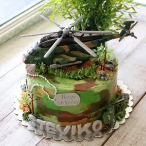 Торт в армейском стиле