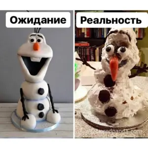 Тортики ожидание и реальность