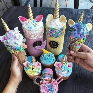 Украшение мороженого