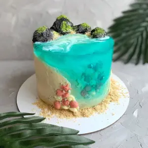 ЖЕЛЕЙНЫЙ торт море океан
