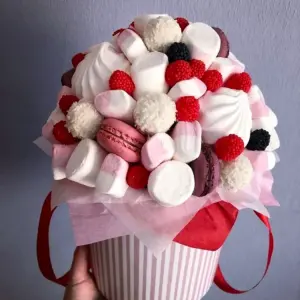 Букет из маршмеллоу