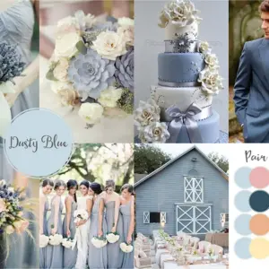 Dusty Blue свадьба