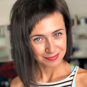 Короткая челка