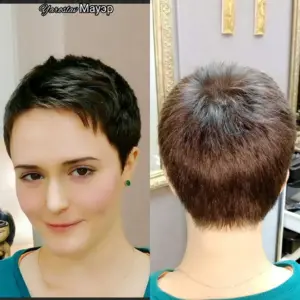 Короткая стрижка бритвой