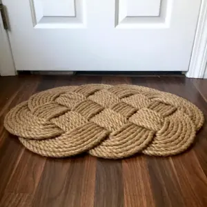 Коврик из джута
