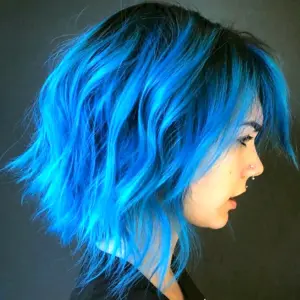 Краситель для волос ярко-синий