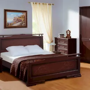 Кровать Виктория махагон