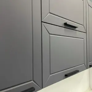 Кухня Глетчер серая