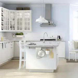 Кухня ikea Будбин белая