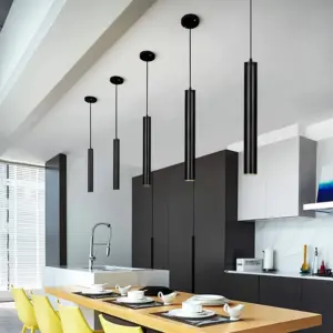 Modern long Pendant Light 6х30cm