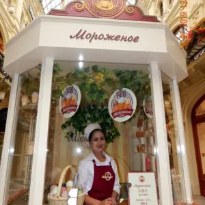 Мороженое в ГУМЕ Москва