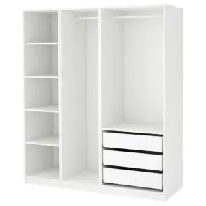 Pax ПАКС гардероб белый175x58x236 см