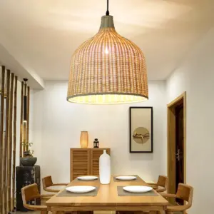 Подвесной светильник soffitto из ротанга