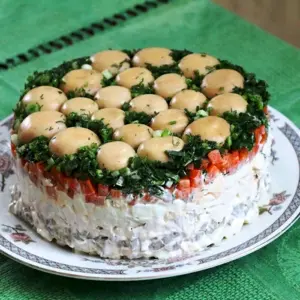 Салат грибная Поляна
