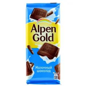 Шоколад Альпен Гольд молочный 85-90г