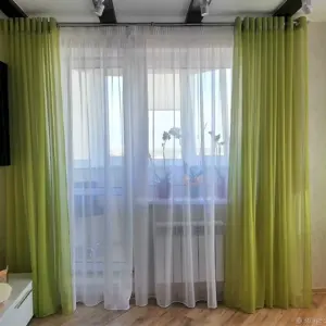 Шторы на люверсах в гостиную
