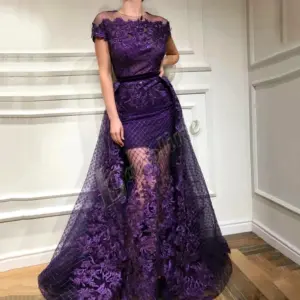 Teuta Matoshi сиреневое платье