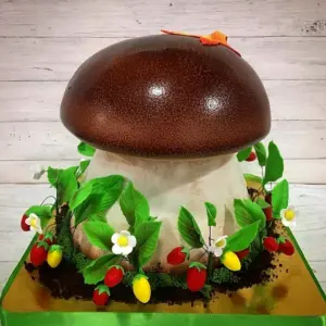 Торт Лесная грибная Полянка