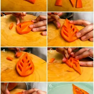 Украшения из овощей
