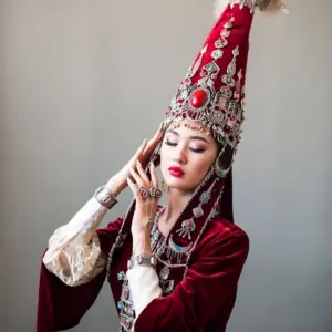 Головной убор саукеле Казахстан