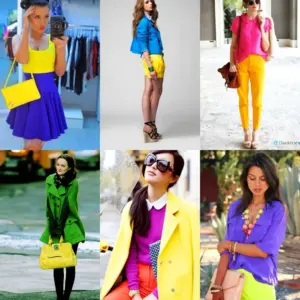Яркие цвета в одежде