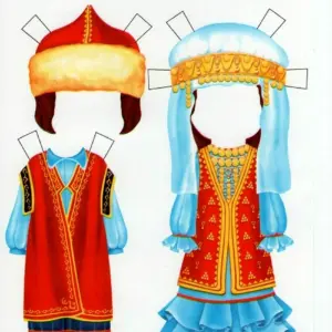 Игра наряди куклу в Башкирский костюм