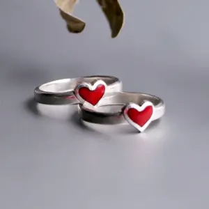 Колечко с сердечком