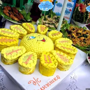 Пирожные солнышко