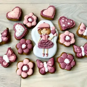 Пряничные украшения для торта