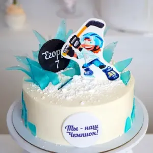 Торт хоккейный для мальчика