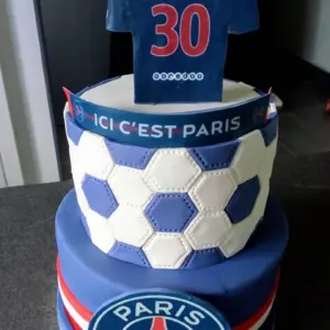 Торт PSG футбольный