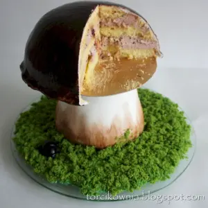 Торт с грибочками
