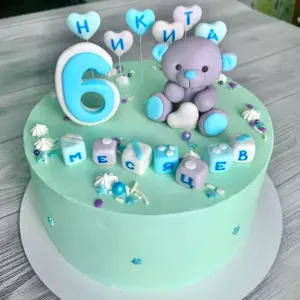 Тортик на 6 месяцев мальчику